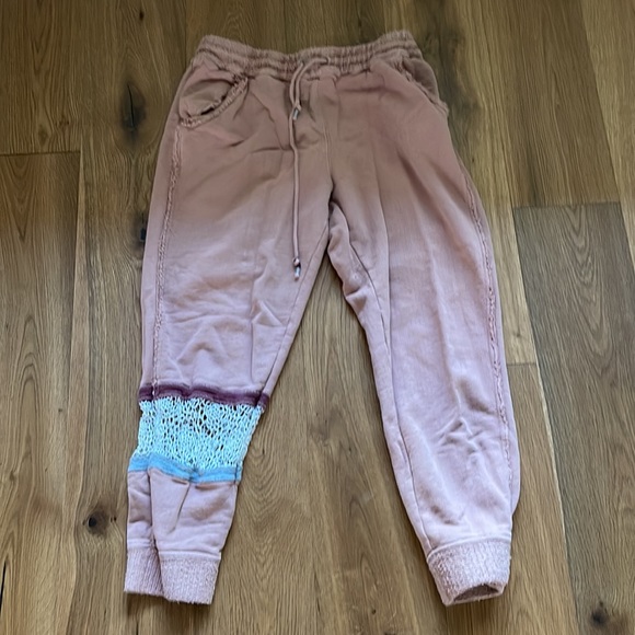 Free People Movement High Desert Pink Joggers Small - Picture 2 of 3